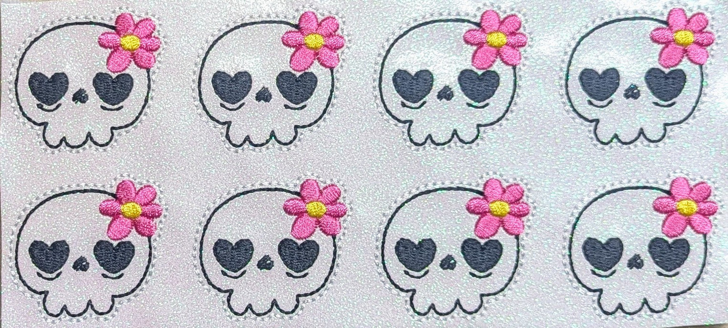 Skull with Flower