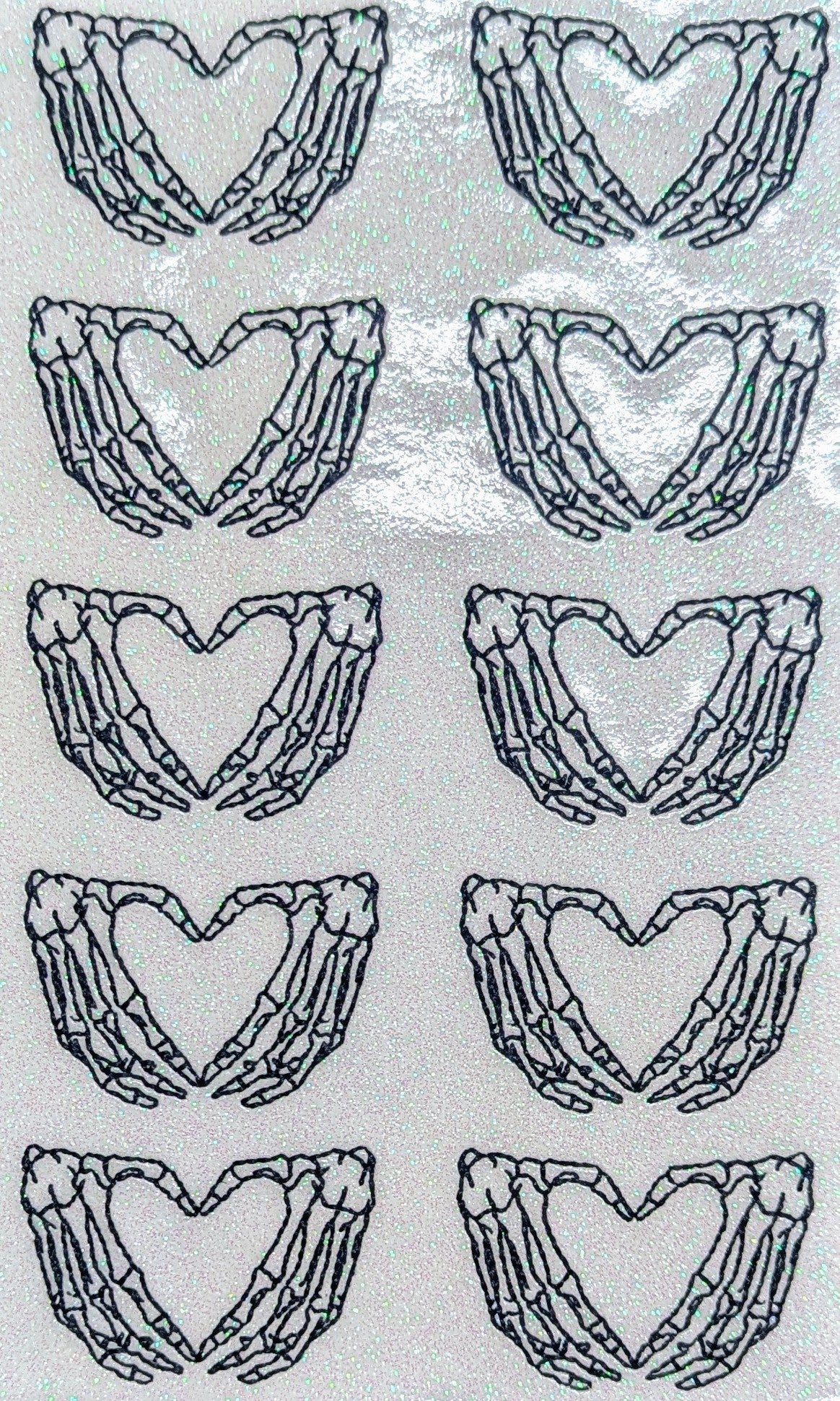 Heart Skeleton Hands
