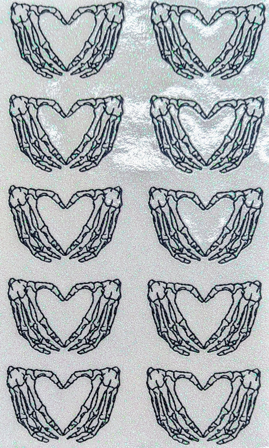 Heart Skeleton Hands