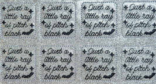 Just a litle Ray of Pitch Black