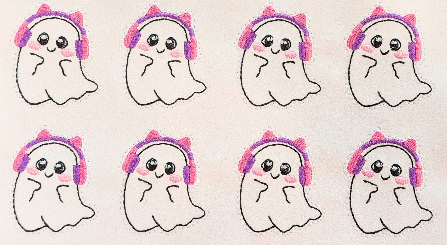 Ghost with Headphones