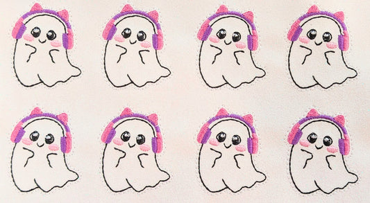 Ghost with Headphones
