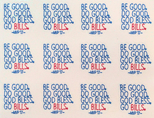 Bills Be Good. Do Good. God Bless. Go Bills