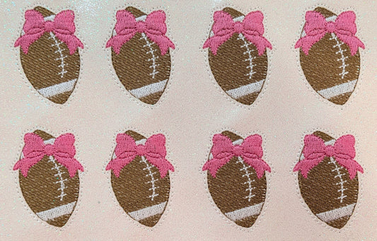 Coquette Bow Football
