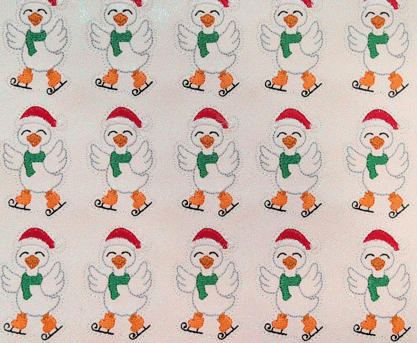 Holiday Skating Goose