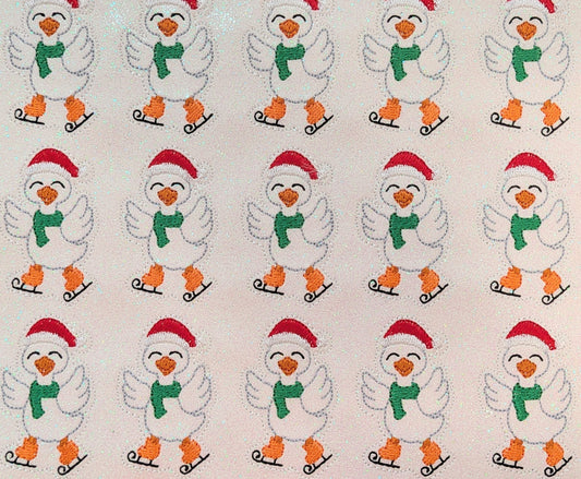Holiday Skating Goose