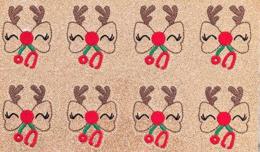 Reindeer Stethoscope Bow