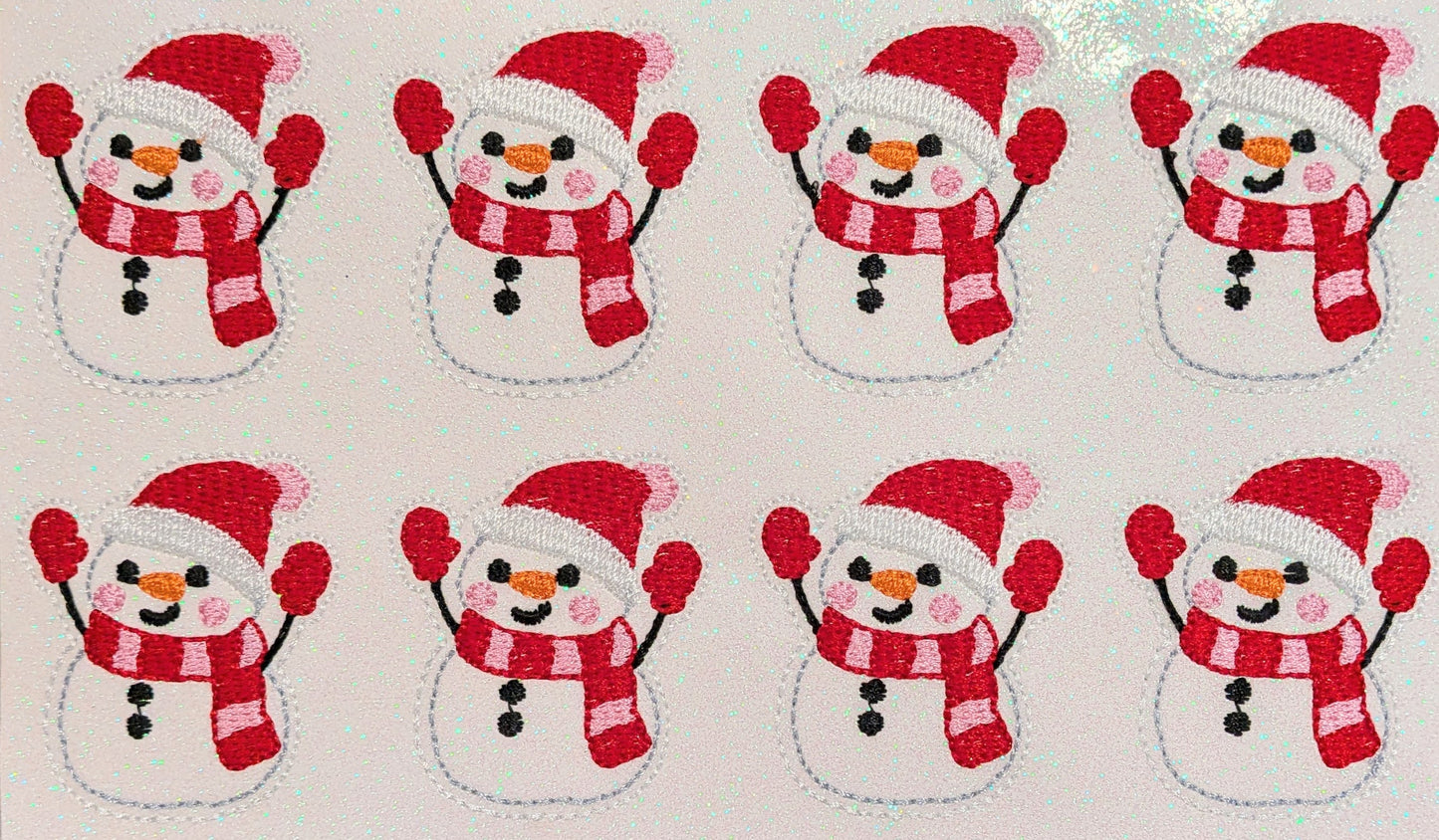 Scarf and Mittens Snowman