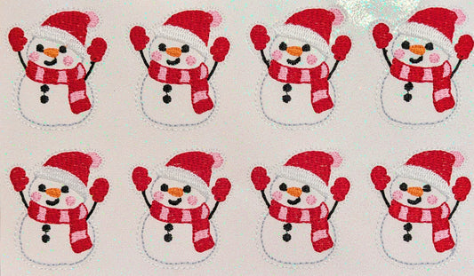 Scarf and Mittens Snowman