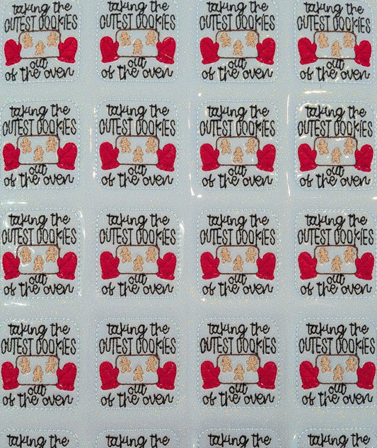 Taking the Cutest Cookies out of the oven