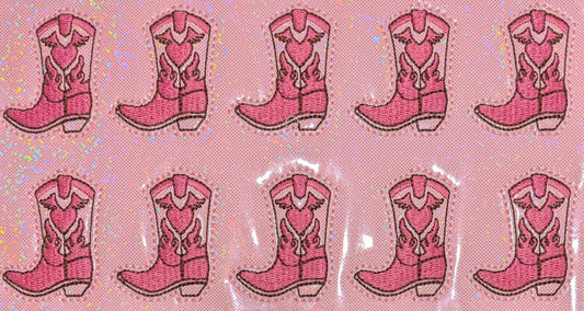 Pink Cowboy Boot