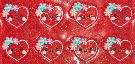 Heart with Flowers