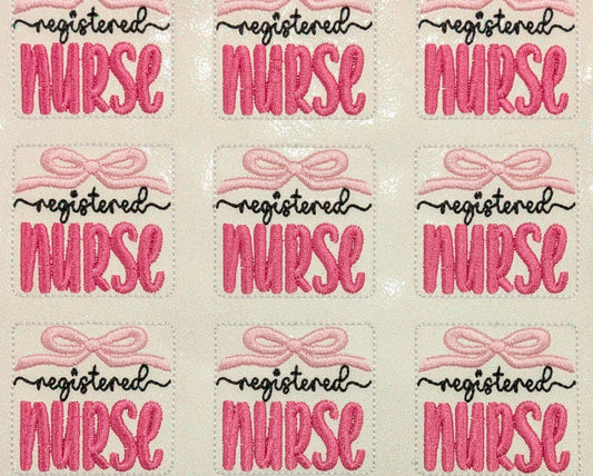 Registered Nurse Coquette Bow