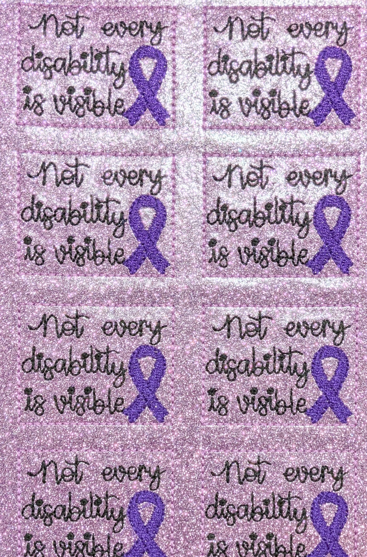 Not every disability is visible