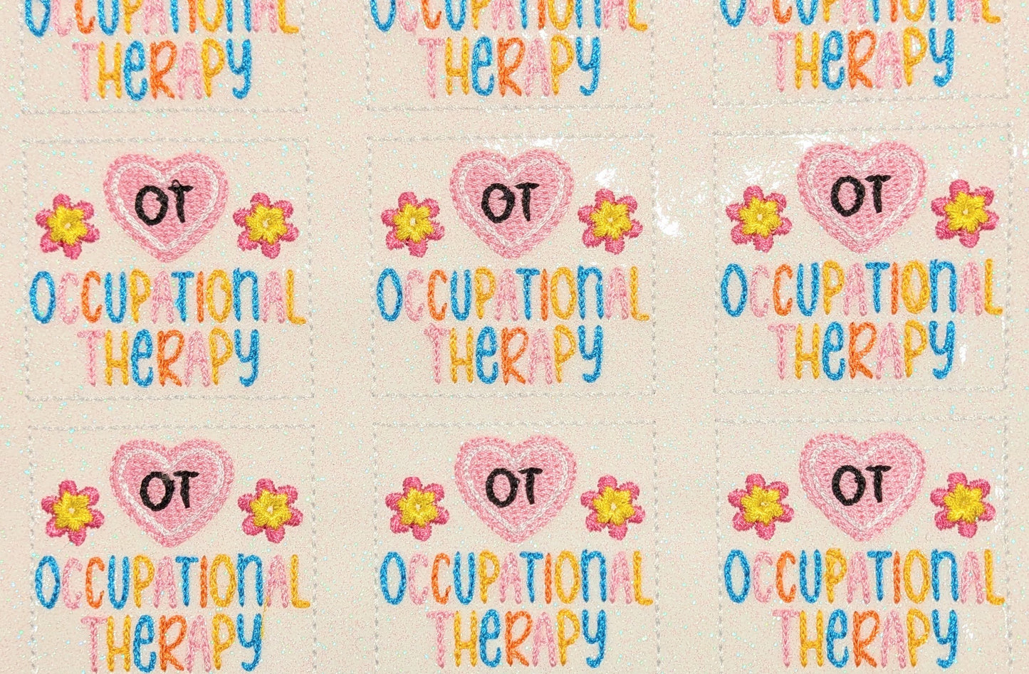 Occupational Therapy heart and flower