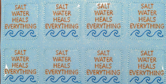 Salt water heals everything