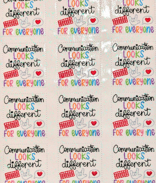 Communication looks differently for everyone