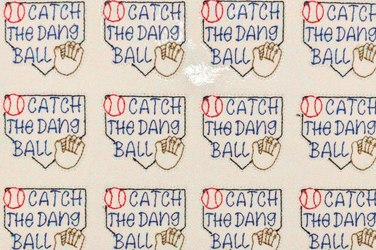 Catch the dang ball