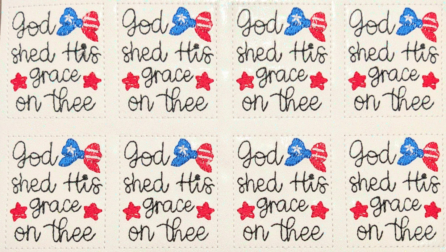 God shed his grace on thee