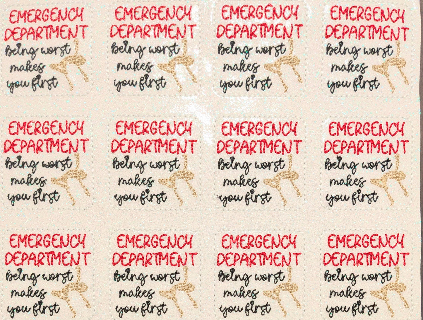 Emergency Department being worse makes you first