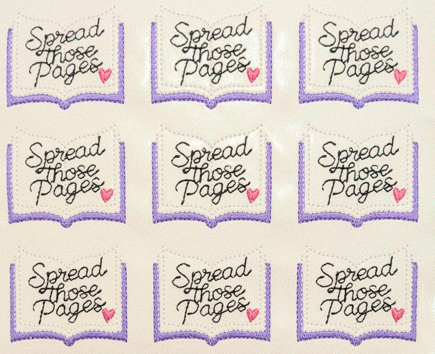 Spread those pages