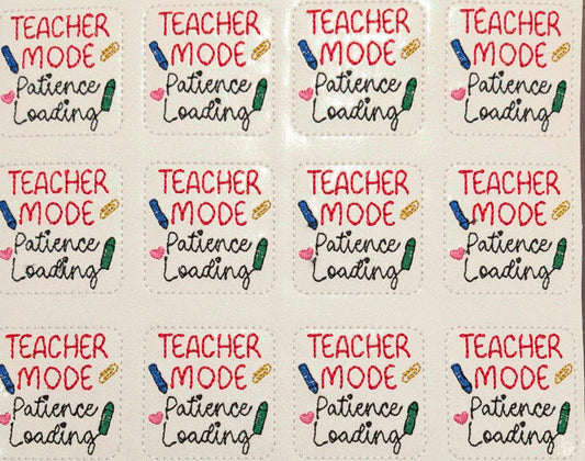 Teacher mode patience loading