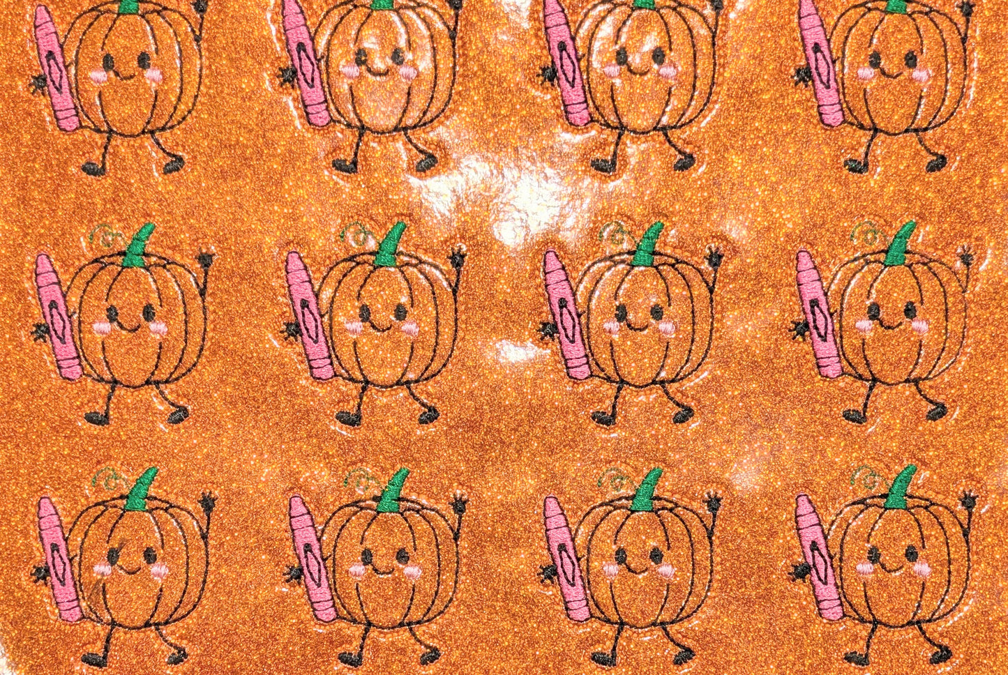 Doodle Pumpkin with Crayon