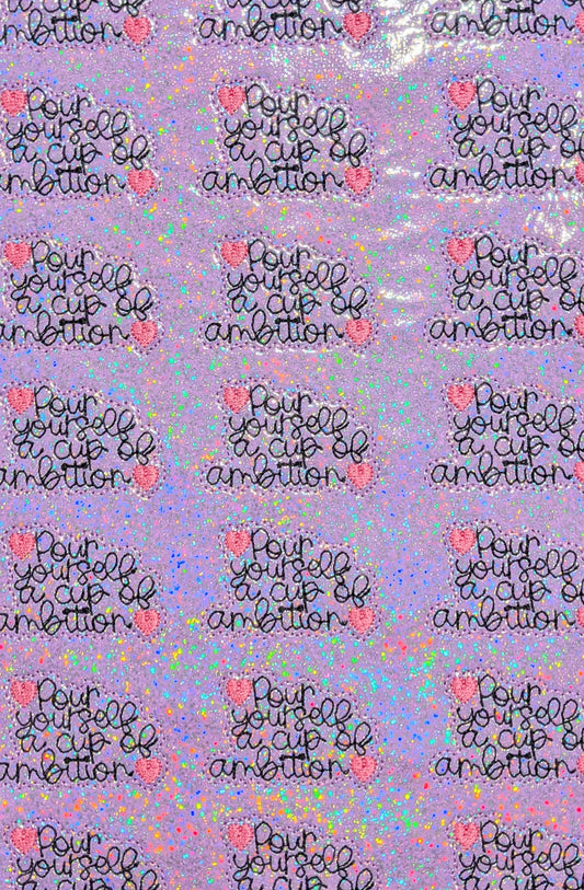 Pour yourself a cup of ambition