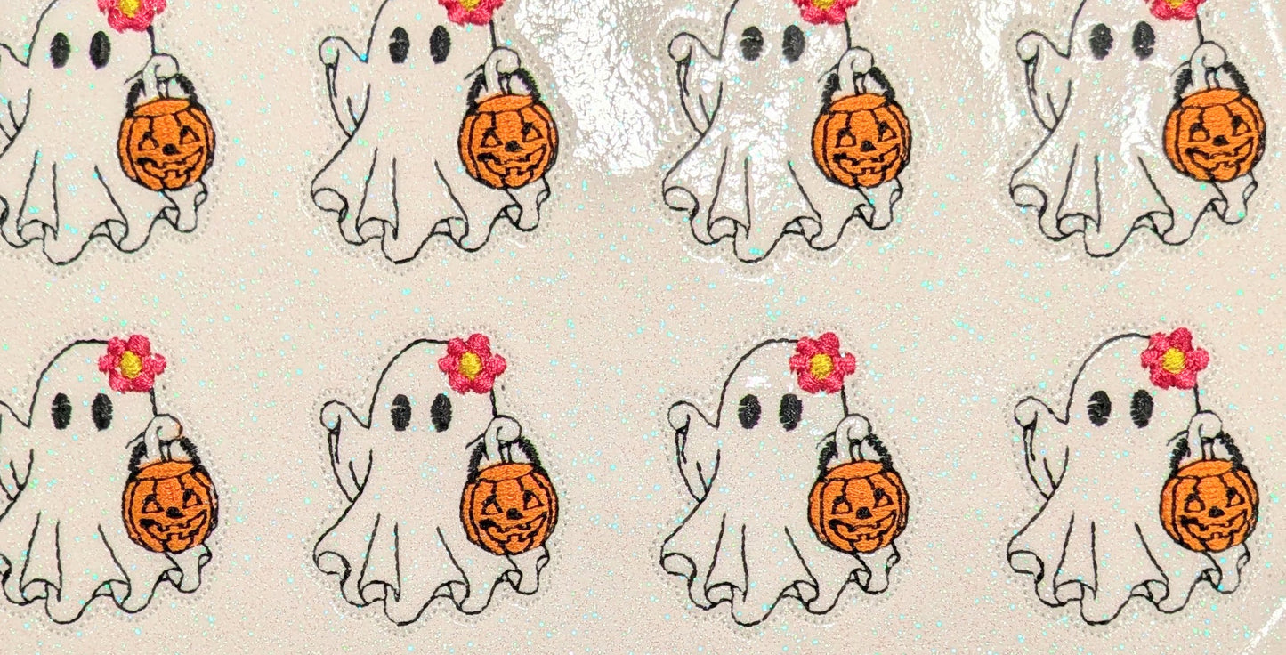 Flower Pumpkin Ghost