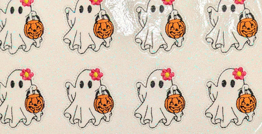 Flower Pumpkin Ghost