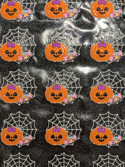 Spider Web Candy Pumpkin
