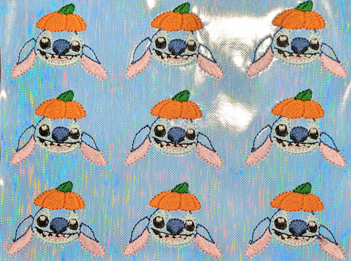 Stitch Pumpkin Head