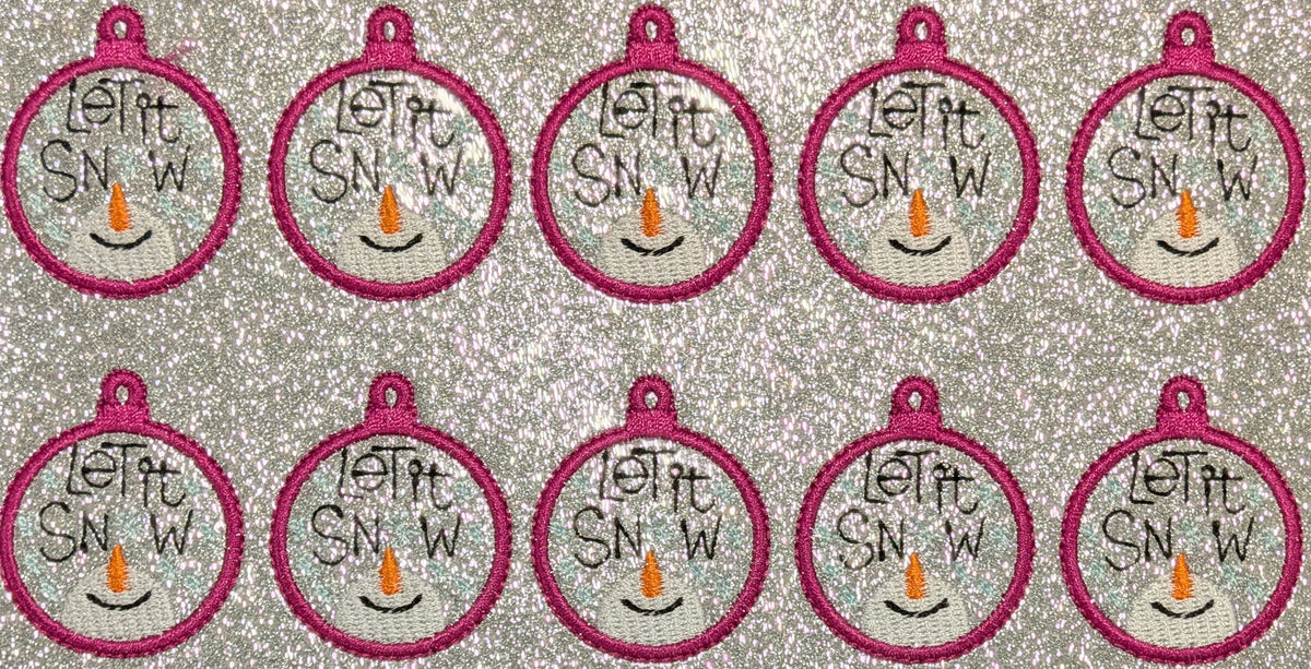 Let it Snow Ornament