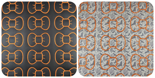 Vinyl Black/Boo Temp Changing Bow