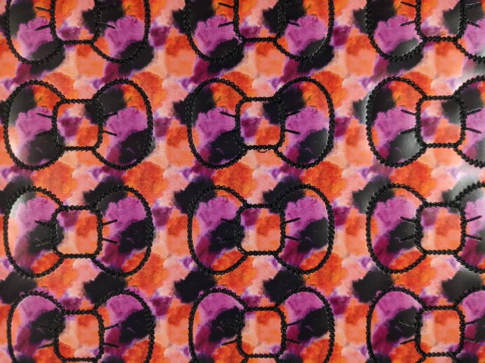 Halloween Watercolor Bow