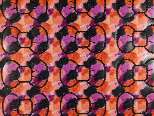 Halloween Watercolor Bow