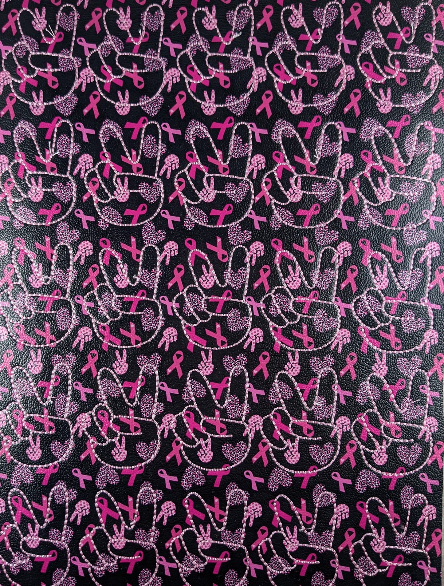 Breast Cancer Awareness Peace Sign