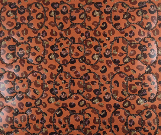 Leopard Pumpkin Bow