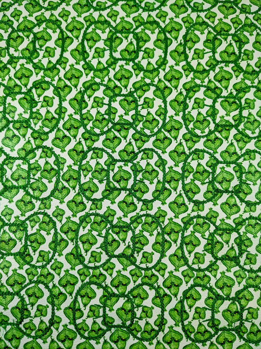 Mean Green Face Bow