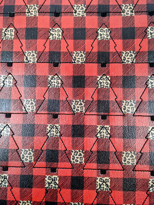 Buffalo Plaid and Cheetah Tree