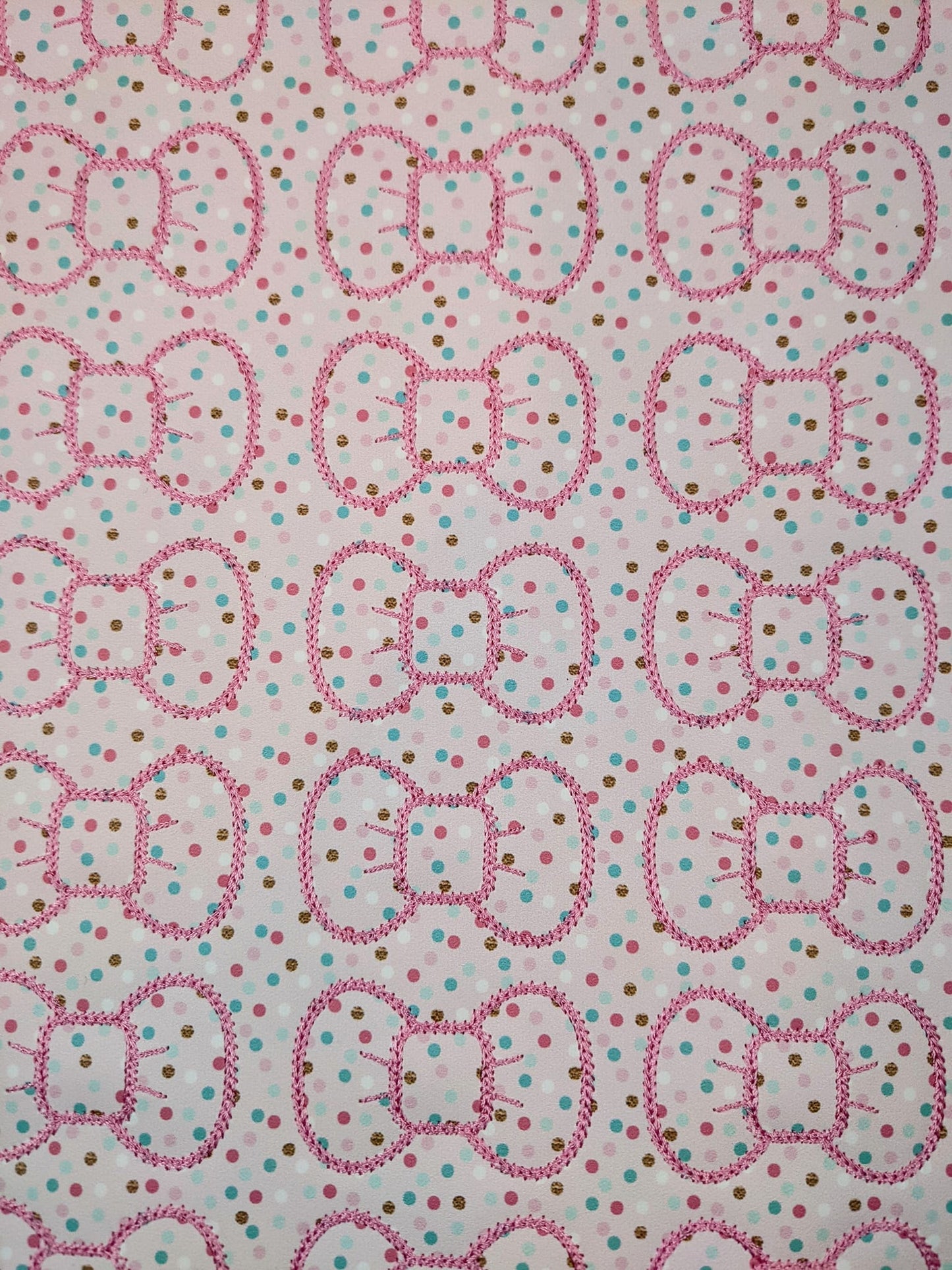 Pink Christmas Dot Bow
