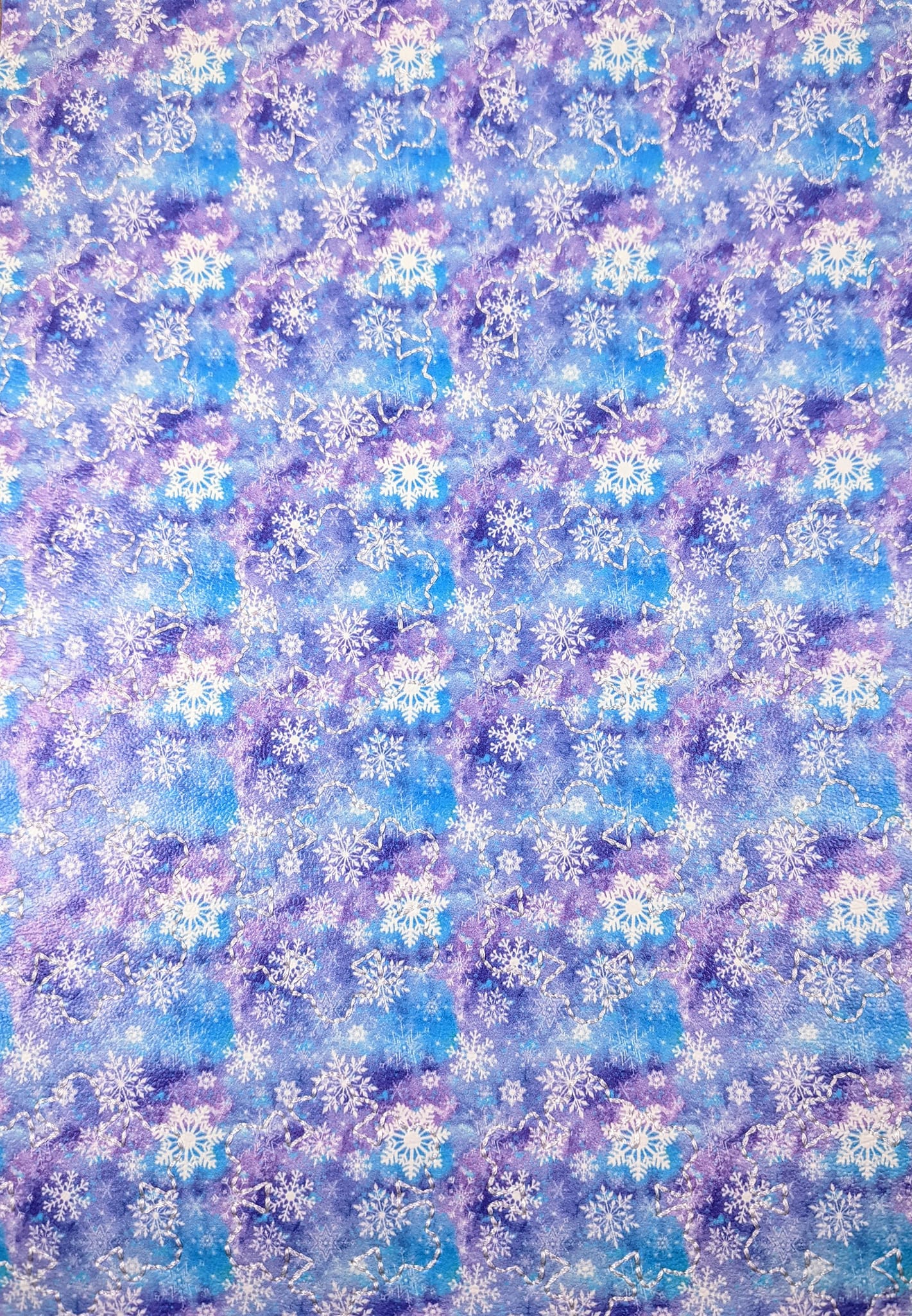 Blue/Purple Snowflake