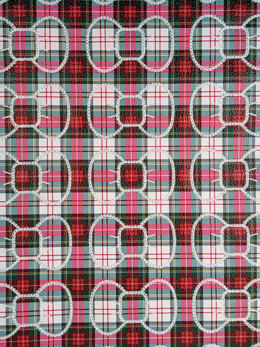 Christmas Plaid Bow