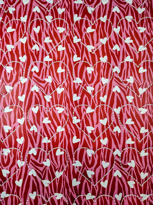 Valentine Zebra Heart