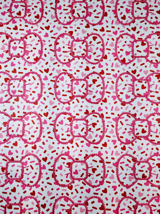 Valentine Sprinkle Bow