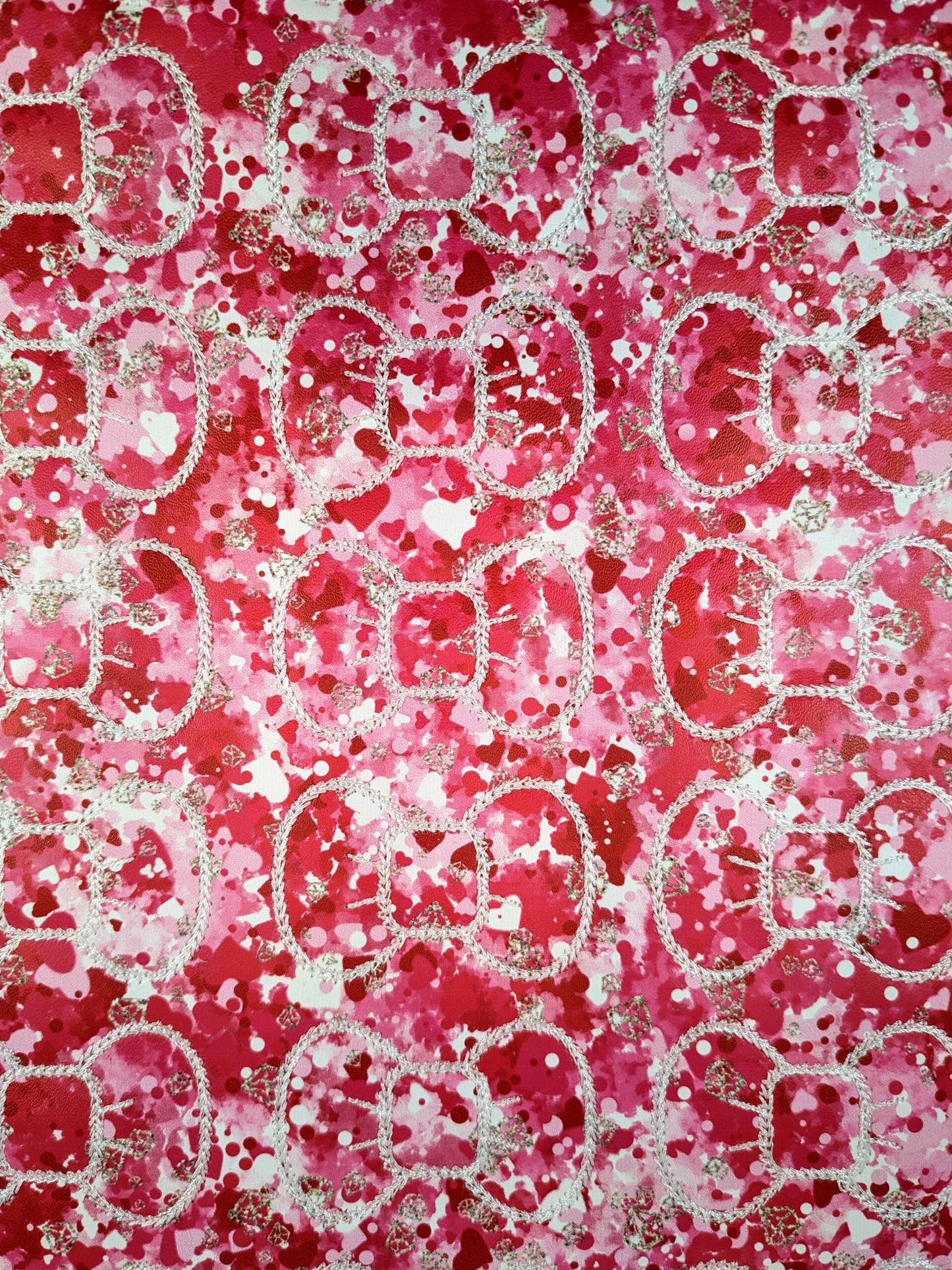 Valentine Brushstroke Bow