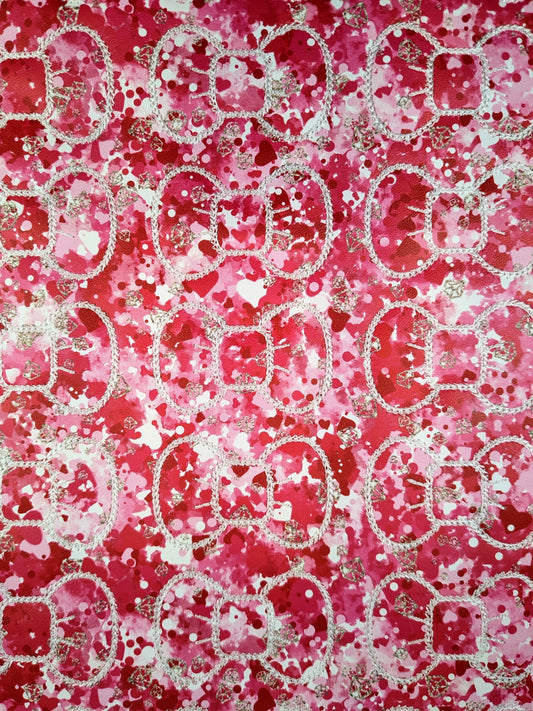 Valentine Brushstroke Bow