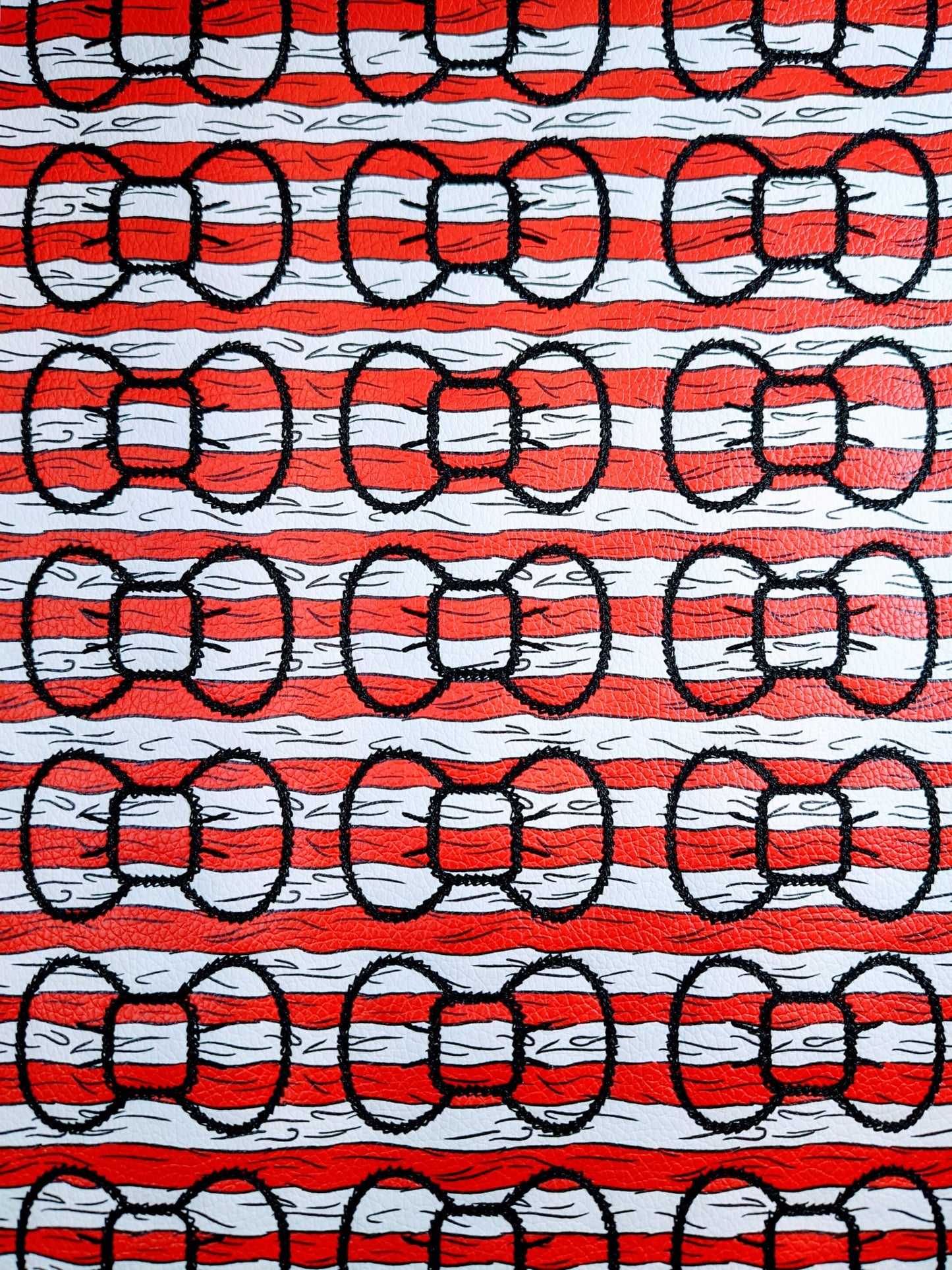 Book Striped Bow