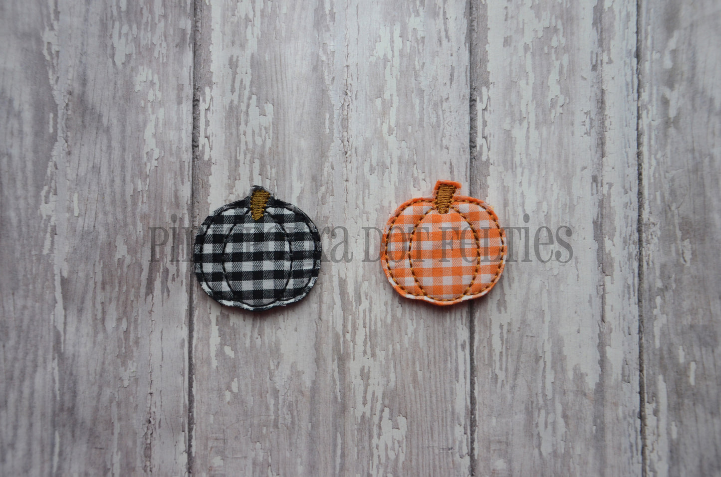 Gingham Pumpkins