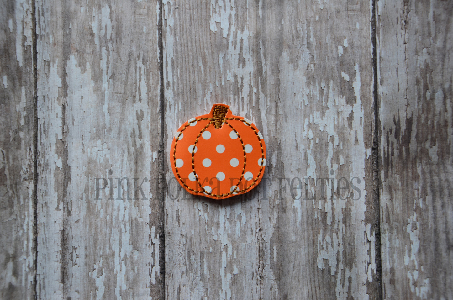 Orange/White dot pumpkin